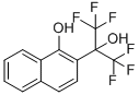 2-(2-HYDROXY-1,1,1,3,3,3-HEXAFLUOROPROPYL)-1-NAPHTHOL Structure