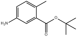 Benzoic acid, 5-amino-2-methyl-, 1,1-dimethylethyl ester (9CI) Struktur