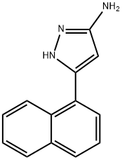 5-萘-1-基-2H-吡唑-3-胺, 209224-89-5, 结构式