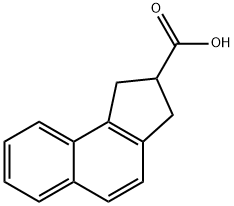 2,3-DIHYDRO-1H-CYCLOPENTA[A]NAPHTHALENE-2-CARBOXYLIC ACID Struktur