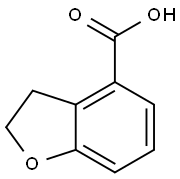 2,3-dihydrobenzofuran-4-carboxylic acid Struktur
