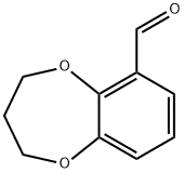 3,4-DIHYDRO-2H-1,5-BENZODIOXEPINE-6-CARBALDEHYDE Struktur