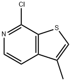 7-CHLORO-3-METHYLTHIENO[2,3-C]PYRIDINE,209287-21-8,结构式