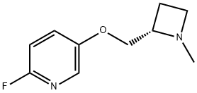 Pyridine, 2-fluoro-5-[[(2S)-1-methyl-2-azetidinyl]methoxy]- (9CI) Struktur
