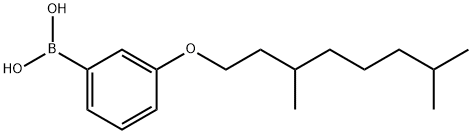 3-(3,7-Dimethyloctyloxy)benzeneboronic acid Struktur