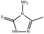 4-AMINO-5-METHYL-4H-1,2,4-TRIAZOLE-3-THIOL Struktur