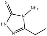 4-AMINO-5-ETHYL-4H-1,2,4-TRIAZOLE-3-THIOL, 97 Structure