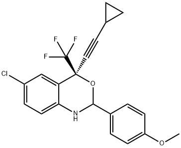 (4S)-6-Chloro-4-(cyclopropylethynyl)-1,4-dihydro-2-(4-methoxyphenyl)-4-(trifluoromethyl)-2H-3,1-benzoxazine_x000b_(Mixture of 2 Diastereomers)|（4S）-6-氯-4-（环丙基乙炔基）-1,4-二氢-2-（4-甲氧基苯基）-4-（三氟甲基）-2H-3,1-苯并恶嗪（2种非对映异构体的混合物）