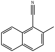 2-メチル-1-ナフタレンカルボニトリル 化学構造式