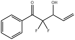 4-Penten-1-one, 2,2-difluoro-3-hydroxy-1-phenyl- (9CI) Structure