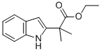 ETHYL 2-(1H-INDOL-2-YL)-2-METHYLPROPANOATE 化学構造式