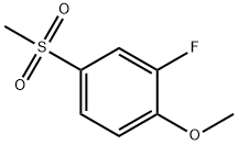 2-Fluoro-1-Methoxy-4-(Methylsulfonyl)benzene Structure