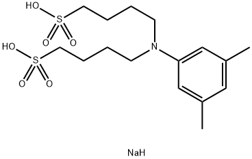 N,N-Bis(4-sulfobutyl)-3,5-dimethylaniline disodium salt  Structure