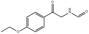Formamide, N-[2-(4-ethoxyphenyl)-2-oxoethyl]- (9CI),209527-30-0,结构式