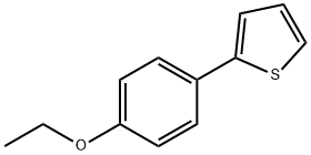 Thiophene, 2-(4-ethoxyphenyl)- (9CI) Struktur