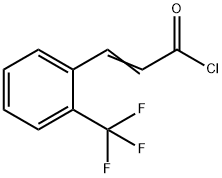 3-(2-TRIFLUOROMETHYL-PHENYL)-ACRYLOYL CHLORIDE Struktur