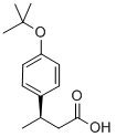 (R)-3-(4-TERT-BUTOXYPHENYL) BUTANOIC ACID 结构式