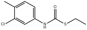 3-クロロ-4-メチルチオールカルバニル酸エチル 化学構造式