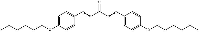 1,5-BIS(P-HEXYLOXYPHENYL)-1,4-PENTADIEN-3-ONE Structure