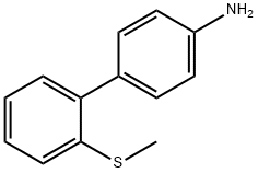 4-氨基-2'-(甲硫基)联苯 结构式