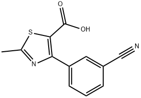 209732-38-7 4-(3-CYANOPHENYL)-2-METHYL-5-THIAZOLECARBOXYLIC ACID