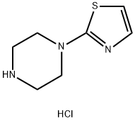 1-(噻唑-2-基)哌嗪盐酸盐 结构式