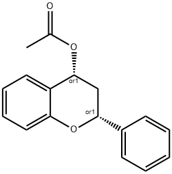 cis-Flavan-4-ol acetate,20981-69-5,结构式