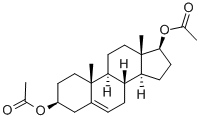 雄甾-5-烯-3Β,17Β-二醇 3,17-二乙酸酯 结构式