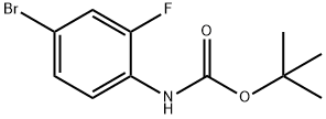 N-Boc-4-溴-2-氟苯胺, 209958-42-9, 结构式