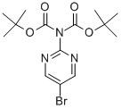 2-[双(叔丁氧羰基)氨基]-5-溴嘧啶,209959-33-1,结构式