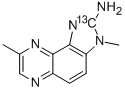 2-Amino-3,8-dimethylimidazo[4,5-f]quinoxaline-2-13C, 209977-58-2, 结构式
