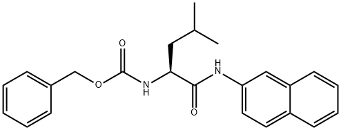 Z-L-LEUCINE-BETA-NAPHTHYLAMIDE MONOHYDRATE Struktur