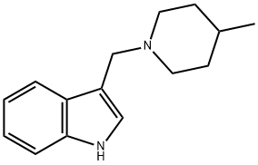 3-[(4-Methylpiperidino)methyl]-1H-indole Structure