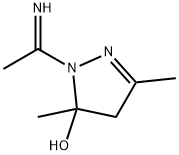 1H-Pyrazol-5-ol,  4,5-dihydro-1-(1-iminoethyl)-3,5-dimethyl-,210043-27-9,结构式