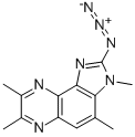 2-Azido-3,4,7,8-tetramethyl-3H-imidazo[4,5-f]quinoxaline Struktur