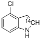 4-氯-1H-吲哚-2-14C 结构式