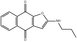 Naphtho[2,3-b]furan-4,9-dione,  2-(propylamino)- Structure