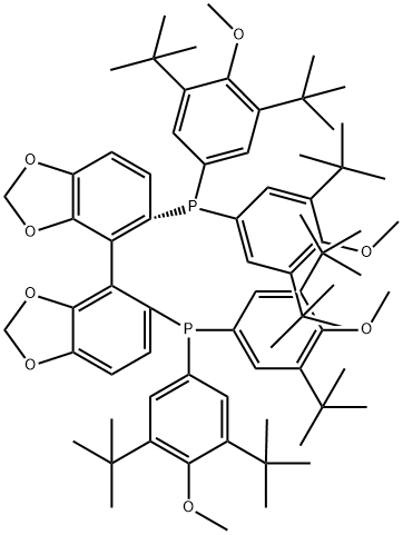 (S)-(+)-5,5'-Bis[di(3,5-di-t-butyl-4-methoxyphenyl)phosphino]-4,4'-bi-1,3-benzodioxole,min.98%(S)-DTBM-SEGPHOS