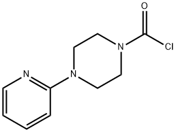 4-PYRIDIN-2-YL-PIPERAZINE-1-CARBONYL CHLORIDE Structure