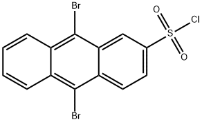 9,10-Dibromoanthracene-2-sulfonyl Chloride,210174-74-6,结构式