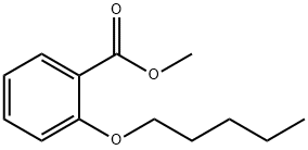 2-Pentyloxybenzoic acid methyl ester,21018-10-0,结构式