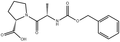 Z-ALA-PRO-OH 化学構造式