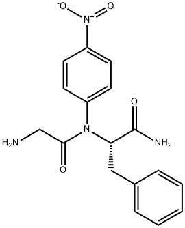 GLY-PHE P-NITROANILIDE 化学構造式