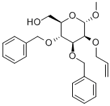 Methyl 2-O-Allyl-3,4-di-O-benzyl-a-D-mannopyranoside, 210297-56-6, 结构式