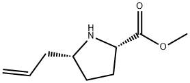L-Proline, 5-(2-propenyl)-, methyl ester, (5R)- (9CI) Struktur
