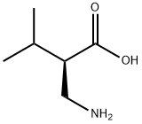 (R)-2-(aMinoMethyl)-3-Methylbutanoic acid Struktur