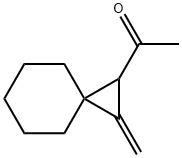 Ethanone, 1-(2-methylenespiro[2.5]oct-1-yl)- (9CI) Struktur