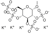 Methyla-D-glucopyranoside2,3,4,6-tetrasulfatepotassiumsalt Struktur