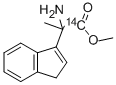a-Methyl-D,L-tryptophan-1-14C Methyl Ester Struktur