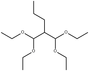 2-DIETHOXYMETHYL-1,1-DIETHOXYPENTANE Structure